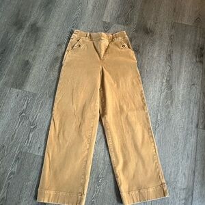 SPANX Stretch Twill Cropped Wide Leg Pant